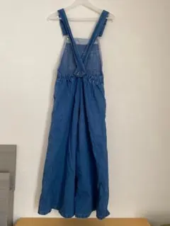 デニムブルー サロペット オーバーオール