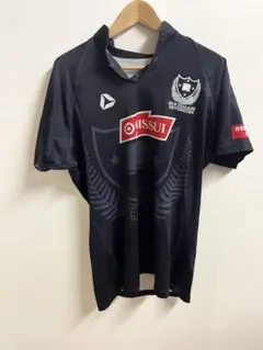 ONISSUI ラグビーシャツ 黒 18号　ニュージーランド学生代表ユニフォーム