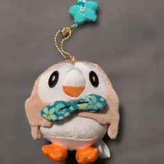 미사용 포켓몬 センター モクロー ちりめん風 ぬいぐるみ マスコット