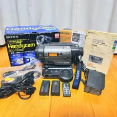 【動作確認済】SONY Hi8 高画質 8ミリ ビデオカメラ ACアダプタセット 動作確認済】SONY Hi8 高画質 8ミリ ビデオカメラ ステーションセット