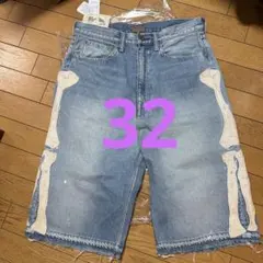 KAPITAL 14ozデニム 5Pショートパンツ（BONE刺繍） 32のサムネイル