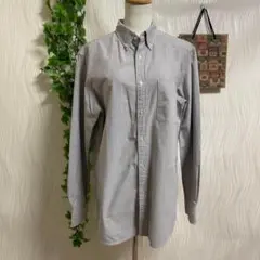 d943「美品」　ユニクロ　カジュアルシャツ　上品　オシャレ　XLサイズ　春秋