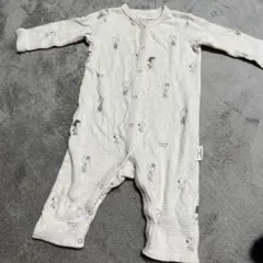 ジェラートピケ　スヌーピー ロンパース 70-80