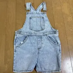 ZARA デニムショートオーバーオール 3-4歳