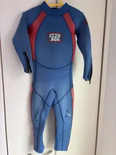CLUB AQA ウェットスーツ フルスーツ ブルー レッド 110 キッズ