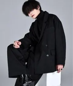 TRダブルクロスルーズテーラードダブルジャケット Sサイズ