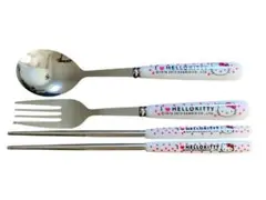 ♡新品未使用♡　ハローキティ　スプーン フォーク　箸　セット