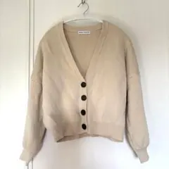 RODEO CROWNS ベージュ Vネック カーディガン