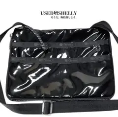 ☆ LeSportsac 3ジップ 光沢 拡張機能 サコッシュ ミニショルダー☆