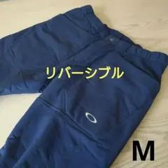OAKLEY　ゴルフパンツ　リバーシブル　裏起毛　ネイビー　М