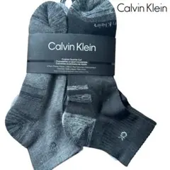【新品】Calvin Klein カルバンクライン メンズソックス 6足 グレー