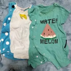 夏用ロンパースセット