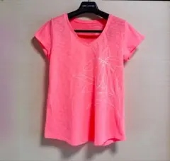 Gap　オレンジピンク　Vネック半袖Tシャツ　Мサイズ　綿　コットンのサムネイル