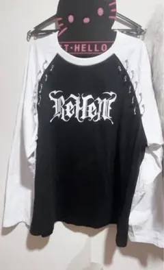 REFLEM レフレム ラグラン長袖Tシャツ ロンT ホワイトのサムネイル