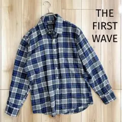 美品✨チェックシャツ　フランネルシャツ　ネルシャツ　長袖　ユニセックス　Lサイズ