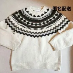 ZARA 　ザラ　ノルディック柄セーター 13-14　164cm