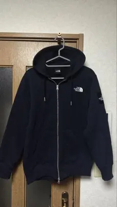 THE NORTH FACE スクエアロゴフルジップ パーカー ネイビー S