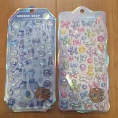 クーリア ボンボンドロップシール 2枚(よるねこボンボン、ばるーんボンボン)