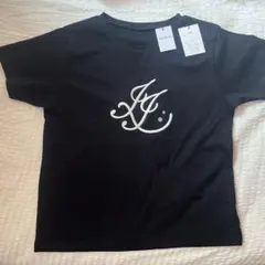 GRLロゴ刺繍 半袖Tシャツ ブラック