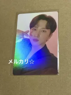 ④ StrayKids nacific 　ホログラム　トレカ　ピンク　チャンビン