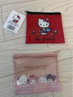 サンリオ　ミニフラットポーチセット