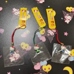 希少 激レア 新品 ご当地 ハローキティ キティ ミミィ 虹 ストラップ