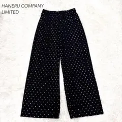 HANERU COMPANY LIMITED ドット柄 プリーツパンツ