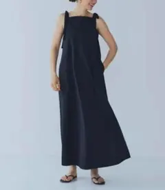 極美品] Yori ヨリ UVバックリボンチュニック ブラック - メルカリ