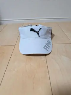 PUMA ゴルフ サンバイザー ホワイト