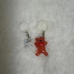 ノンタン めじるしアクセサリー タータン くまさん めじるしチャーム