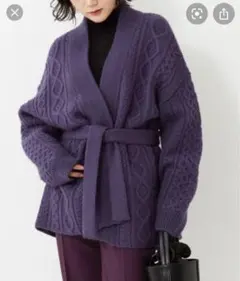 BRACTMENT ブラクトメント ケーブルニットカーディガン