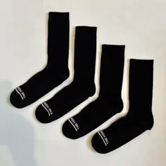 THE NORTH FACE 厚手ソックス 2足 メンズL 冬用 黒