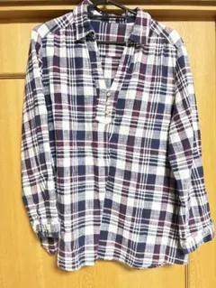 チェック柄 レディースシャツ