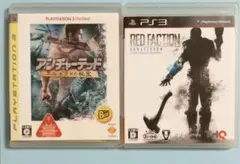 ps3ソフトアンチャーテッド エル・ドラドの秘宝　レッドファクション　二本セット