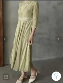 一度のみ使用⭐︎総レース パーティー上品綺麗めドレス結婚式二次会演奏会顔合わせ