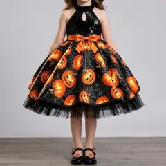 ハロウィン 仮装 ドレス ワンピース スパンコール ホルターネック 525