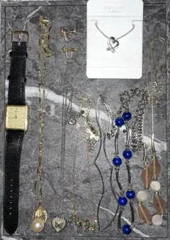 遺品整理 SEIKO腕時計 ゴールド シルバー アクセサリー まとめ売り