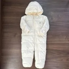 GAP baby gapフード付きクリーム色ジャンプスーツ