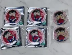 名探偵コナン トムス 花束 缶バッジ クリップ コナン