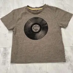 【COMME CA ISM】 コムサイズム 半袖 Tシャツ レコード 120