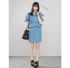 2025年最新】eatme ワンピース デニムの人気アイテム - メルカリ