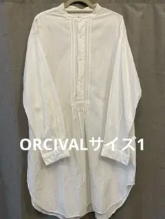 ORCIVALバンドカラーシャツブラウスのサムネイル