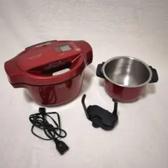 消毒済】シャープ ヘルシオ ホットクック KN-HT99A-R 電気無水鍋 赤