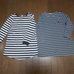 【120-130cm－H&M. Right-on】 ロング 長袖カットソー