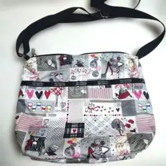 レスポートサック ショルダーバック　フランス柄