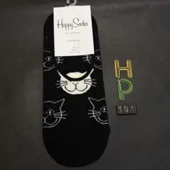 Happy Socks レディース猫柄 ローソックス 38-40靴下のサムネイル