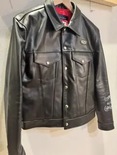 コムデギャルソン ルイスレザー ライダースジャケット 青山本店限定