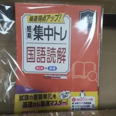 新品　中学 短期集中トレ 国語読解