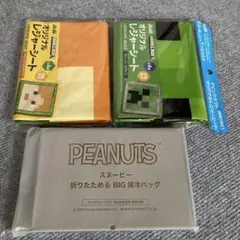 PEANUTS スヌーピー 折りたためる BIG 保冷バッグ他