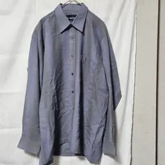 メンズ トップス [M] グレー 長袖シャツ 通勤 お出かけ 古着